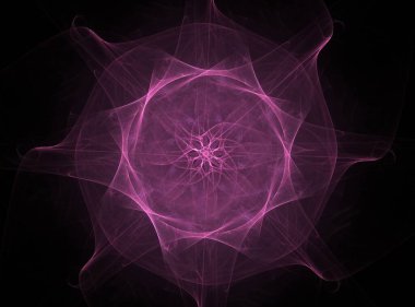 Dantelli renkli saat desen. Dijital fractal sanat tasarım. Kutsal semboller işaretler geometrisi soyut tasarım.