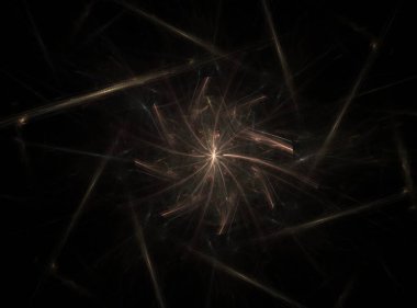 Renkli parlayan nöron fraktal. Yaratıcı grafik tasarım için parlak renkli fraktal alan dijital sanat