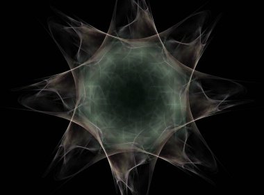 Bilgisayar fractal sanat yaratıcı tasarım, sanat ve eğlence için oluşturulan. Küre dönen arka plan.