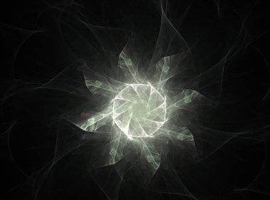 Dantelli renkli saat desen. Dijital fractal sanat tasarım. Kutsal semboller işaretler geometrisi soyut tasarım.