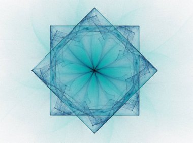Dantelli renkli saat desen. Dijital fractal sanat tasarım. Kutsal semboller işaretler geometrisi soyut tasarım.