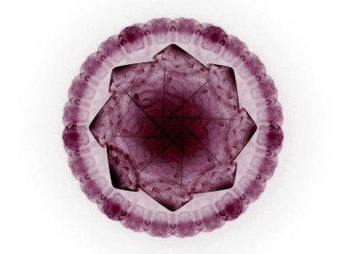 Konuyla ilgili soyut fraktal formlar grafik tasarım ve nükleer fizik bilim parçacıkların. Kutsal geometri.