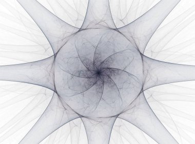 Bilgisayar fractal sanat yaratıcı tasarım, sanat ve eğlence için oluşturulan. Küre dönen arka plan.