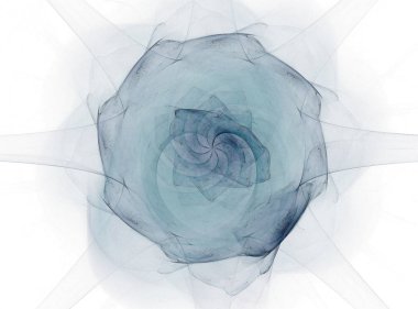 Bilgisayar fractal sanat yaratıcı tasarım, sanat ve eğlence için oluşturulan. Küre dönen arka plan.