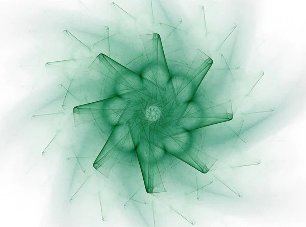 Colorida neurona brillante fractal. Brillante espacio fractal colorido obra de arte digital para el diseño gráfico creativo — Foto de Stock