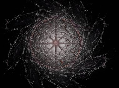 Uzay serisi geometrisini. C görsel olarak çekici zemin yaptı