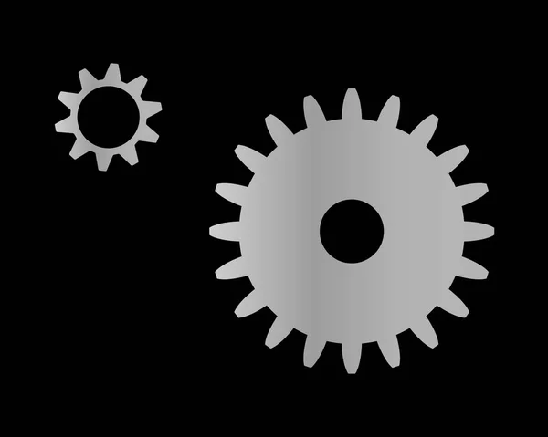 Gear setting icon vector illustration. — Stock Vector