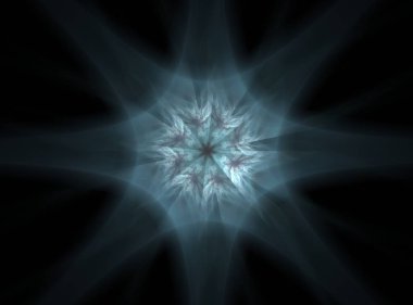 Parlak renkli fraktal boşluk dijital sanat yaratıcı grafik tasarım için