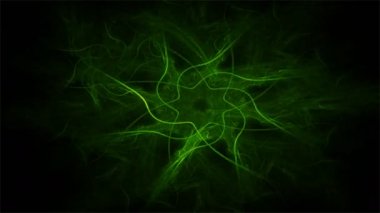 Plazma Küresi Girdap Dalgası 4k Döngü Yaratıcı Döngü Arkaplanı. Elektrik Patlaması Enerji Dalgalanması 3d Çember Canlandırması.