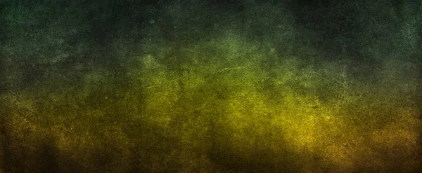 Fondo Verde Amarillo Abstracto Con Centro Oro Brillante Suave Que — Foto de Stock