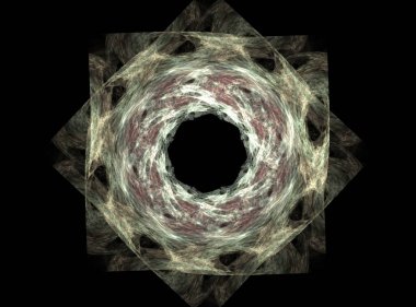 Soyut fraktal arka plan - bilgisayar tarafından oluşturulan görüntü. Dijital sanat. Daireleri merkeze doğru yakınsak. Kapakları, posterler, masaüstü duvar kağıdı için