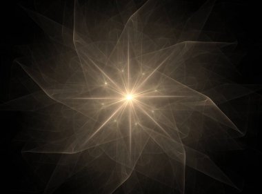 Soyut fraktal arka plan - bilgisayar tarafından oluşturulan görüntü. Dijital sanat. Daireleri merkeze doğru yakınsak. Kapakları, posterler, masaüstü duvar kağıdı için