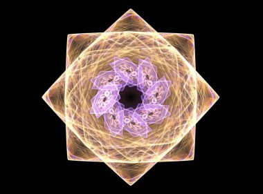 Soyut fraktal enkaz dijital sanat yaratıcı grafik tasarım için