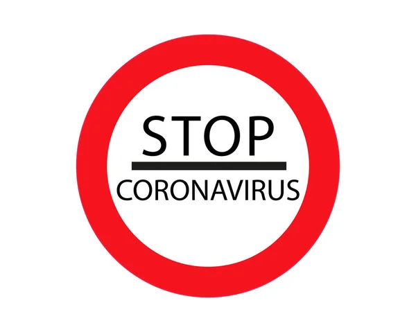 Зупинити Коронавірус Пандемічна Медична Концепція Небезпечними Клітинами Векторні Ілюстрації — стоковий вектор