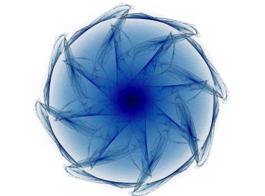 Bilgisayar fractal sanat yaratıcı tasarım, sanat ve eğlence için oluşturulan. Küre dönen arka plan.