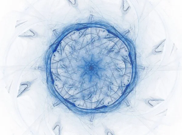 Bilim, teknoloji ve tasarım konularında fraktal radyal desen