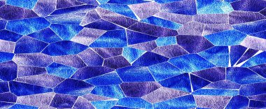 Açık renklerle parlayan yumuşak parlak altın merkezli soyut mavi arkaplan ve bulanık desenli koyu mavi kenar