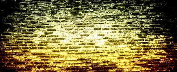 Color Brick Wall Background Brick Wall Seamless Pattern Neon Lights — Stock Photo, Image