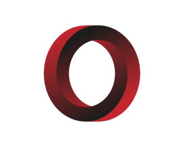 Soyut renk 3 boyutlu spiral şekil. Vektör boyutlu nesne. Geometrik çokgen nesne.