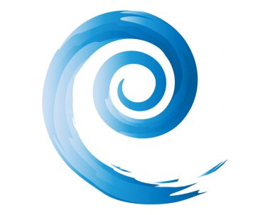 Suluboya el yapımı tasarım öğesi. Vektör İllüstrasyonu