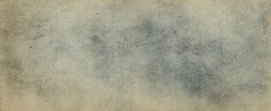 Tasarlanmış grunge kağıt doku, arka plan. Renk eğimine sahip eski, desenli kağıt bir arka planda sis ve bulutlar.