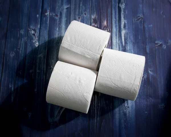 Roll Toilet Paper Background — Stock Photo, Image