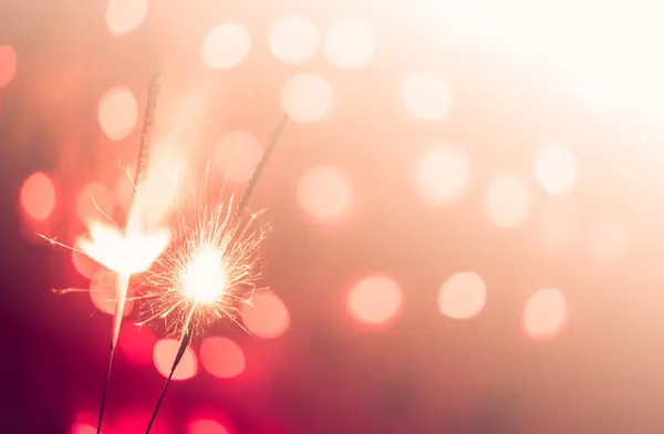 Movimento di Natale e festa di Capodanno scintilla — Foto Stock