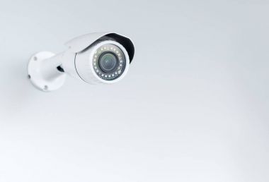 kapalı devre kamera; Beyaz arka plan üzerinde CCTV