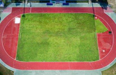 güzel gün stadyumda futbol sahası