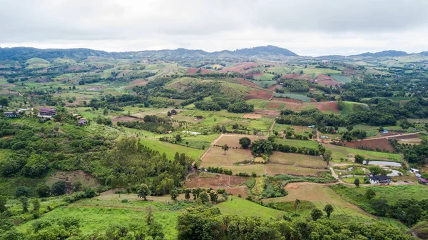 Paisaje del distrito de Khao Kho provincia de petchabun . — Foto de Stock