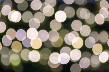 Noel gecesi beyaz bokeh 