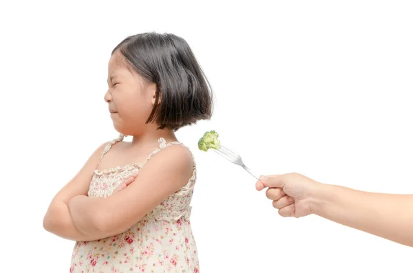 ifade izole sebze karşı nefretle kızla 