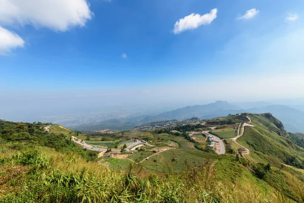 View point at Phu Phaeng Ma, scenic landscape at Phu Hin Rong Kl — Stock Photo, Image