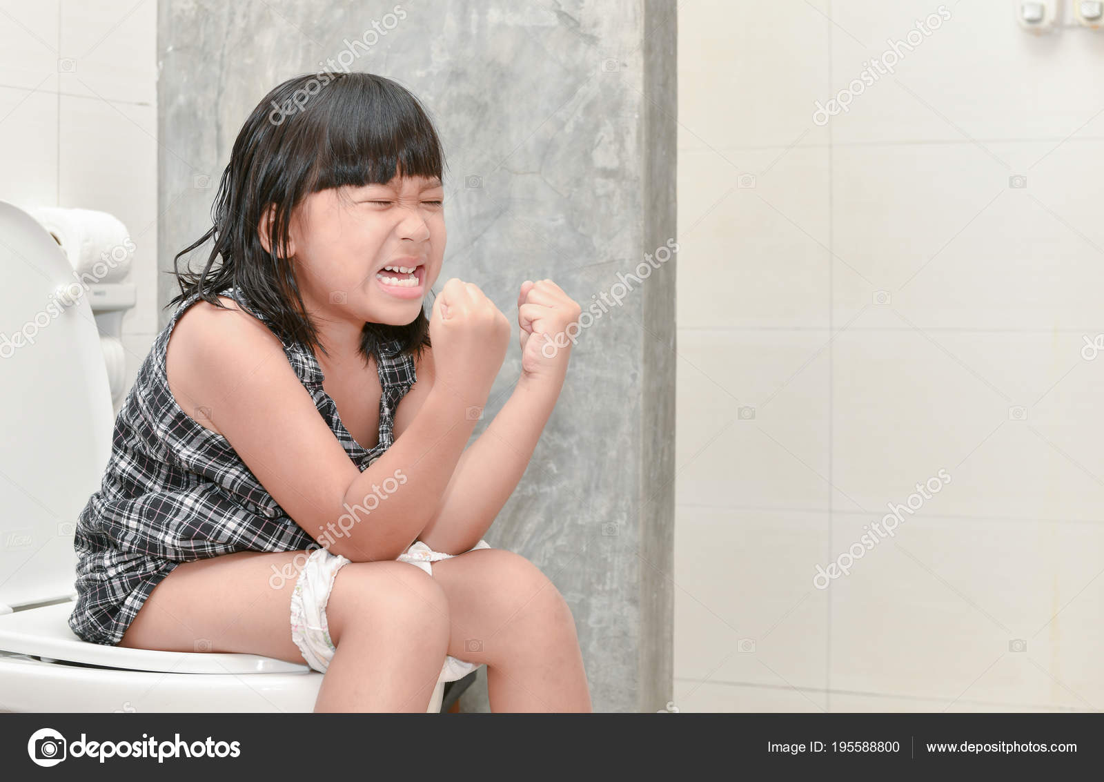 Asian Girl Diarrhea