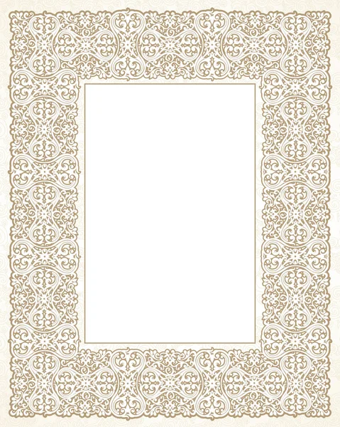 Ornate vintage frame in Victorian style.