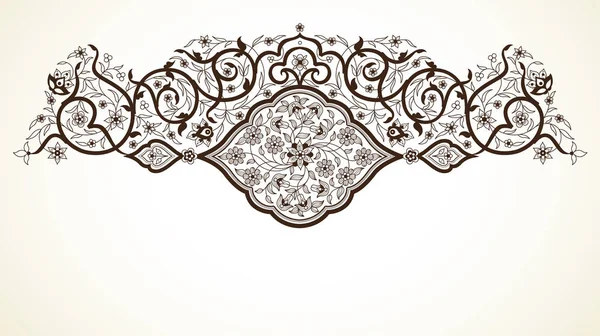 Line art decor in Eastern style.