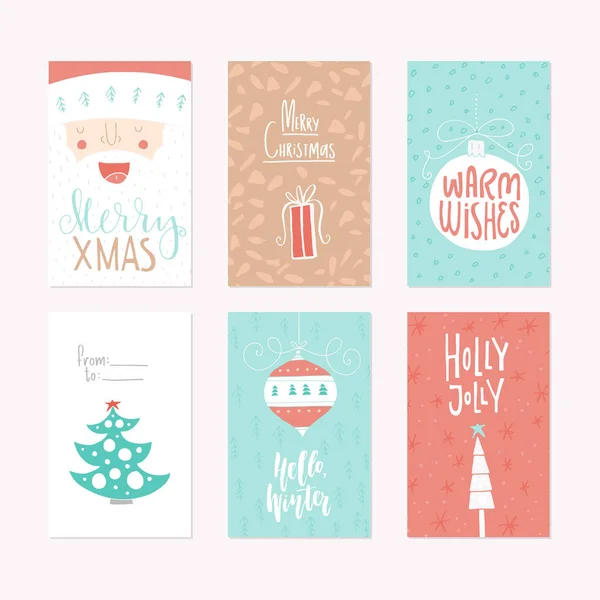 Σχεδιασμό Χριστουγεννιάτικη κάρτα — Διανυσματικό Αρχείο