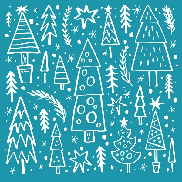 Diseño de tarjetas de Navidad — Vector de stock