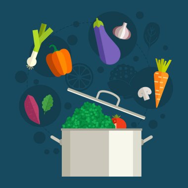 sağlıklı gıda konsepti