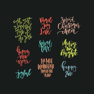 handdrawn Noel yazı