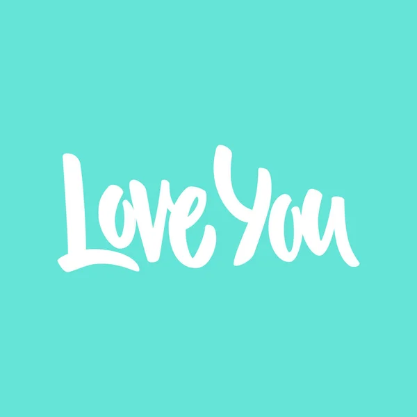 Älska dig bokstäver — Stock vektor