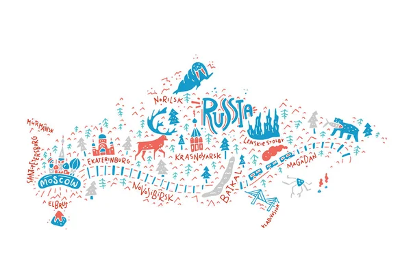 Resimli Rusya Haritası