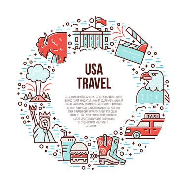 Çizgi stili ABD sembollerde