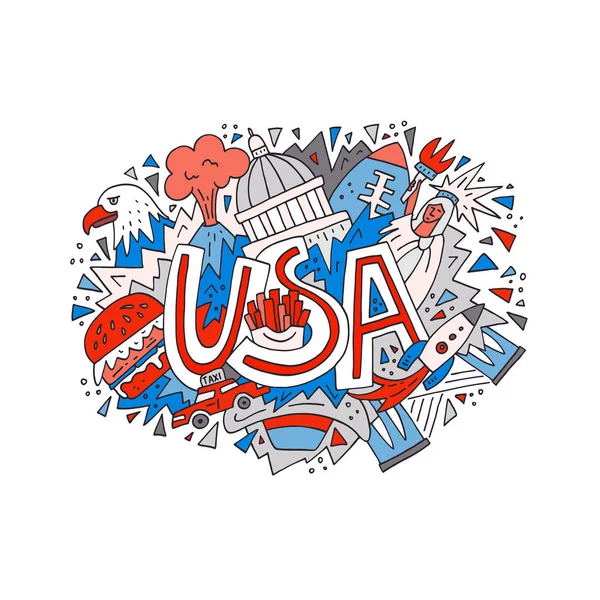 Concept vectoriel USA — Image vectorielle