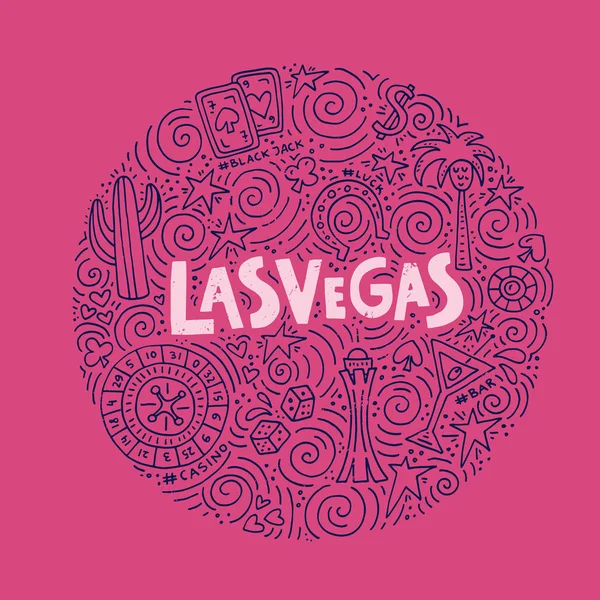 Concepto vectorial de Las Vegas — Archivo Imágenes Vectoriales