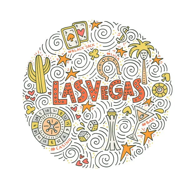 Concept vectoriel de Las Vegas — Image vectorielle
