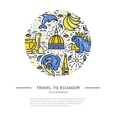 Ekvador simgeler daire