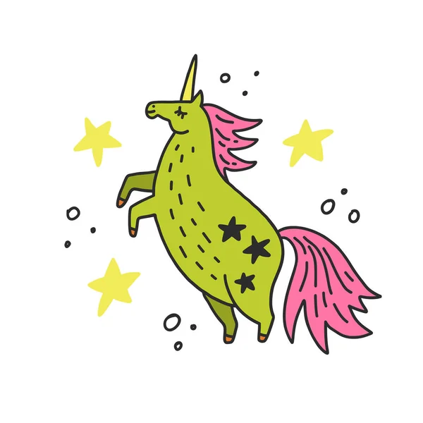 Vector unicornio lindo — Archivo Imágenes Vectoriales