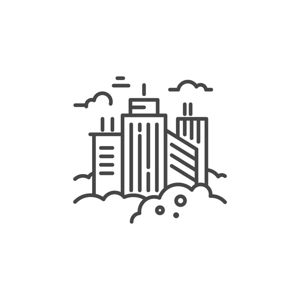Ikone der Stadtlinie — Stockvektor