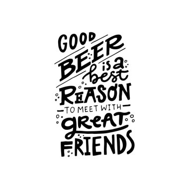 Elle çizilmiş bira illüstrasyon